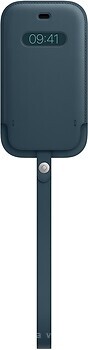 Фото Apple iPhone 12 Mini Leather Sleeve with MagSafe Baltic Blue (MHMQ3)