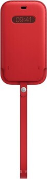 Фото Apple iPhone 12/12 Pro Leather Sleeve with MagSafe Red (MHYE3)