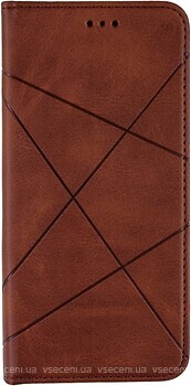 Фото Business Leather чехол-книжка Xiaomi Mi 10/Mi 10 Pro коричневый