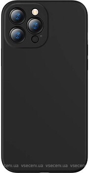 Фото Baseus Liquid Silica Gel Protective Case Apple iPhone 13 Pro Black (ARYT000101)