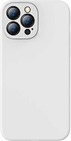 Фото Baseus Liquid Silica Gel Protective Case Apple iPhone 13 Pro White (ARYT000402)