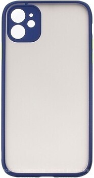 Фото ColorWay Smart Matte Case Apple iPhone 11 Blue (CW-CSMAI11-BU)