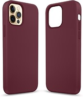 Фото MakeFuture Premium Silicone Case Apple iPhone 12 Pro Max Plum (MCLP-AI12PMPL)