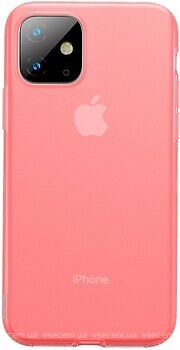 Фото Baseus Jelly Liquid Silica Gel Case Apple iPhone 11 Transparent Red (WIAPIPH61S-GD09)