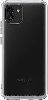 Фото Samsung Soft Clear Cover for Galaxy A03 SM-A035F Transparent (EF-QA035TTEGRU)