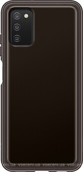 Фото Samsung Soft Clear Cover for Galaxy A03s SM-A037F Clear/Black (EF-QA037TBEG)