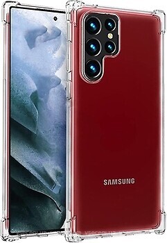 Фото Epik TPU Epic Ease з посиленими кутами Чохол на Samsung Galaxy S22 Ultra SM-S908 Transparent