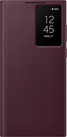 Фото Samsung Smart Clear View Cover for Galaxy S22 Ultra SM-S908 Burgundy (EF-ZS908CEEGRU)