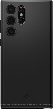Фото Spigen Case Thin Fit for Samsung Galaxy S22 Ultra SM-S908 Black (ACS03911)