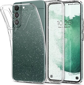 Фото Spigen Case Liquid Crystal Glitter for Samsung Galaxy S22 SM-S901 Crystal Quartz (ACS03985)