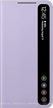 Фото Samsung Smart Clear View Cover for Galaxy S21 FE SM-G990B Lavender (EF-ZG990CVEGRU)