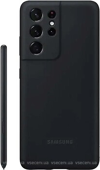 Фото Samsung Silicone Cover for Galaxy S21 Ultra SM-G998 Black (EF-PG998PTBEGRU)