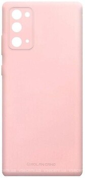 Фото Molan Cano TPU Smooth Case Samsung Galaxy Note 20 рожевий