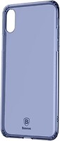 Фото Baseus Bumper Case Apple iPhone X Transparent Blue (XK-BS-AFT-IPX-TPUB)