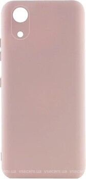 Фото Epik Silicone Cover Lakshmi Full Camera Чехол на Samsung Galaxy A03 SM-A035F Pink Sand