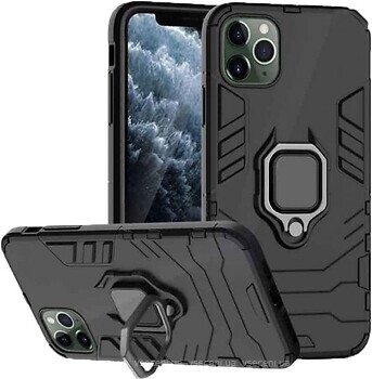 Фото Drobak Ring Case with Magnetic Apple iPhone 11 Pro Max Black (707036)