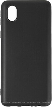 Фото ArmorStandart Matte Slim Fit for Samsung Galaxy A01 Core SM-A013F Black (ARM57378)