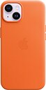 Фото Apple iPhone 14 Leather Case with MagSafe Orange (MPP83)