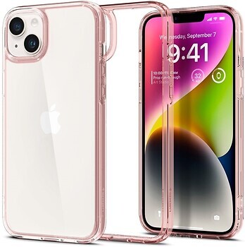 Фото Spigen Case Ultra Hybrid for Apple iPhone 14 Rose Crystal (ACS05043)