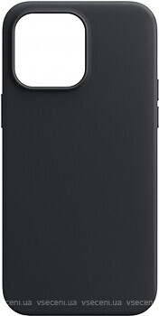 Фото ArmorStandart Fake Leather Case for Apple iPhone 14 Pro Max Black (ARM64400)