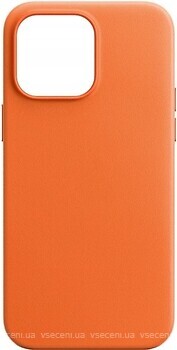 Фото ArmorStandart Fake Leather Case for Apple iPhone 14 Pro Max Golden Brown (ARM64463)