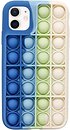 Фото Upex Pop It Series for Apple iPhone 12/12 Pro Blue White (UP39052)