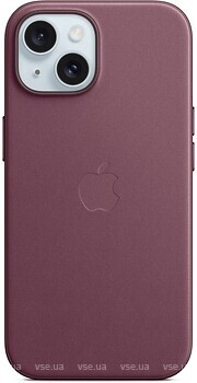 Фото Apple iPhone 15 FineWoven Case with MagSafe Mulberry (MT3E3ZM/A)