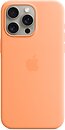 Фото Apple iPhone 15 Pro Max Silicone Case with MagSafe Orange Sorbet (MT1W3ZM/A)