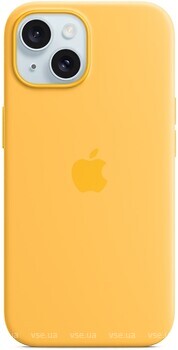 Фото Apple iPhone 15 Silicone Case with MagSafe Sunshine (MWNA3ZM/A)