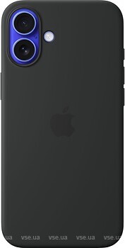 Фото Apple iPhone 16 Plus Silicone Case with MagSafe Black (MYY93ZM/A)