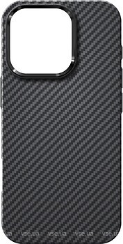 Фото ArmorStandart LikeCarbon2 MagCase for Apple iPhone 15 Pro Black (ARM83806)