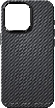 Фото ArmorStandart LikeCarbon2 MagCase for Apple iPhone 15 Pro Max Black (ARM83805)