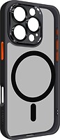 Фото ArmorStandart Unit MagSafe SE for Apple iPhone 16 Pro Black Orange (ARM81147)