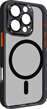 Фото ArmorStandart Unit MagSafe SE for Apple iPhone 16 Pro Black Orange (ARM81147)