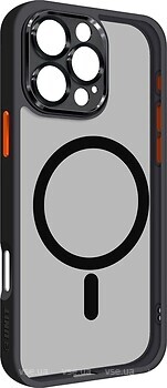 Фото ArmorStandart Unit MagSafe SE for Apple iPhone 16 Pro Max Black Orange (ARM81150)