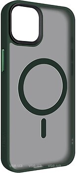 Фото ArmorStandart Uniq Magsafe for Apple iPhone 15 Plus Dark Green (ARM75323)
