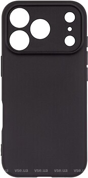 Фото ArmorStandart Matte Slim Fit for Apple iPhone 17 Pro Camera cover Black (ARM86232)