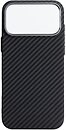 Фото ArmorStandart LikeCarbon2 MagCase for Apple iPhone 17 Pro Max Carbon Black (ARM86259)