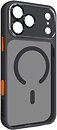 Фото ArmorStandart Unit-C MagCase SE for Apple iPhone 17 Pro Max Black Orange (ARM86322)