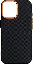 Фото ArmorStandart LikeCarbon2 SE MagCase for Apple iPhone 17 Kevlar Black Orange (ARM89163)