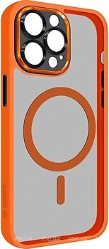 Фото ArmorStandart Unit MagSafe SE for Apple iPhone 14 Pro Max Orange Black (ARM75376)