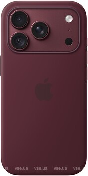 Фото Apple iPhone 18 Pro Silicone Case with MagSafe Burgundy (MK8U4ZM/A)