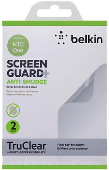 Фото Belkin HTC One Screen Overlay Anti-Smudge 2in1 (F8M577vf2)