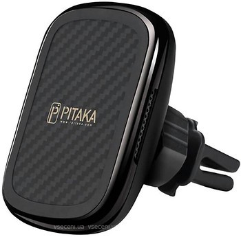 Фото Pitaka MagEZ Mount Qi Car Vent Black/Gun Metal (CM3001QBGM)