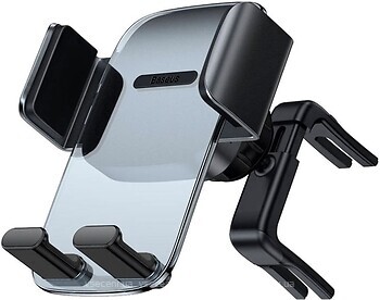 Фото Baseus Easy Control Clamp Car Mount Holder Black (SUYK000201)