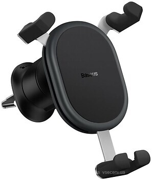 Фото Baseus Stable Gravitational Car Mount (Air Outlet version) Black (SUWX000001)