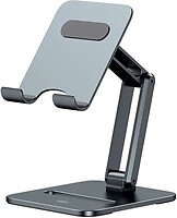 Фото Baseus Desktop Biaxial Foldable Metal Stand for Tablets Grey (LUSZ000113)
