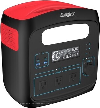 Фото Energizer Portable Power Station 960 Wh Black/Red (PPS960W1)