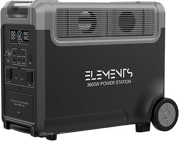 Фото Elements Ultra+ 3600W 3840 Wh Black (PPS-3600DBG)