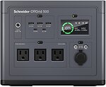 Фото Schneider OffGrid Portabl e Power Station 500 517 Wh Black/Green (PPS500-GR)